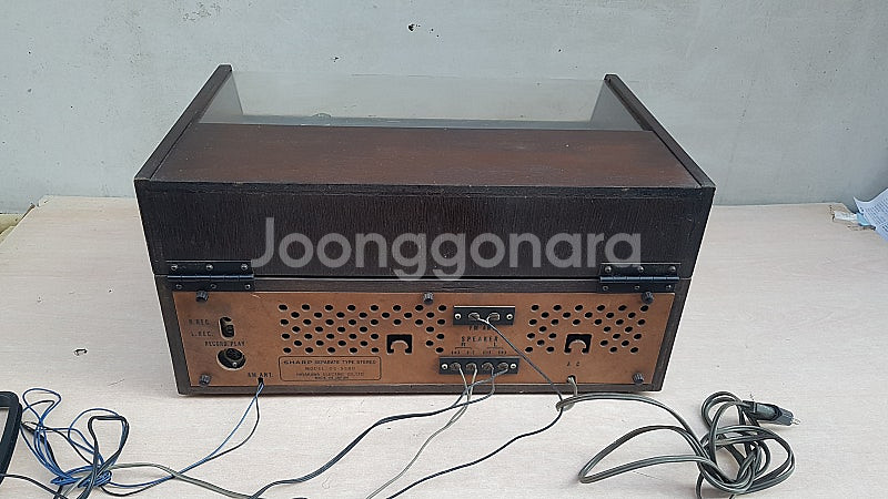 빈티지 샤프 GS-5500 턴테이블 라디오--7