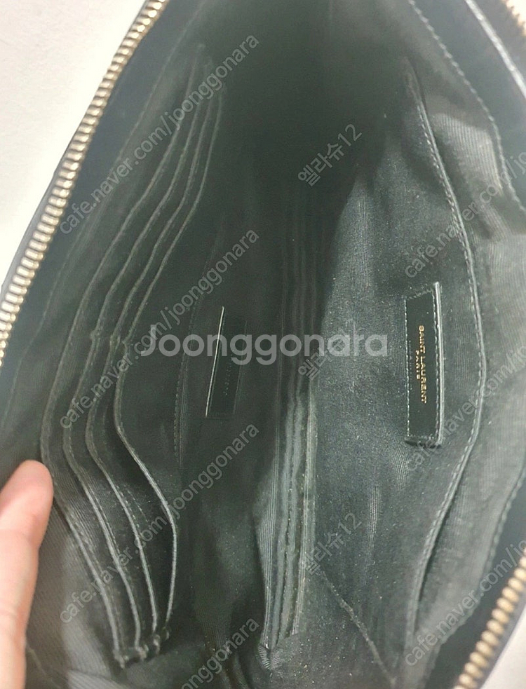 생로랑 클러치 미디움 사이즈 팝니다(금장)--4