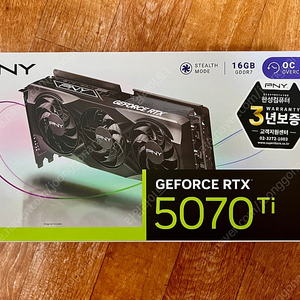 (미개봉) PNY 5070 Ti OC 16GB Triple Fan 팝니다.