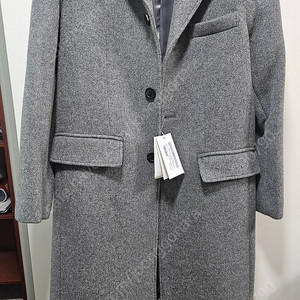 MNGU 밍구 22fw 체스터필드 코트 그레이 S사이즈