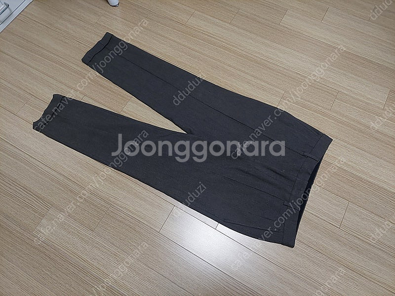 타임 옴므 브라운 글렌 체크 카브라 슬랙스 판매합니다.--7