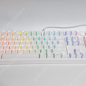 앱코 K660S 카일 광축 게이밍 기계식 키보드 화이트 흑축