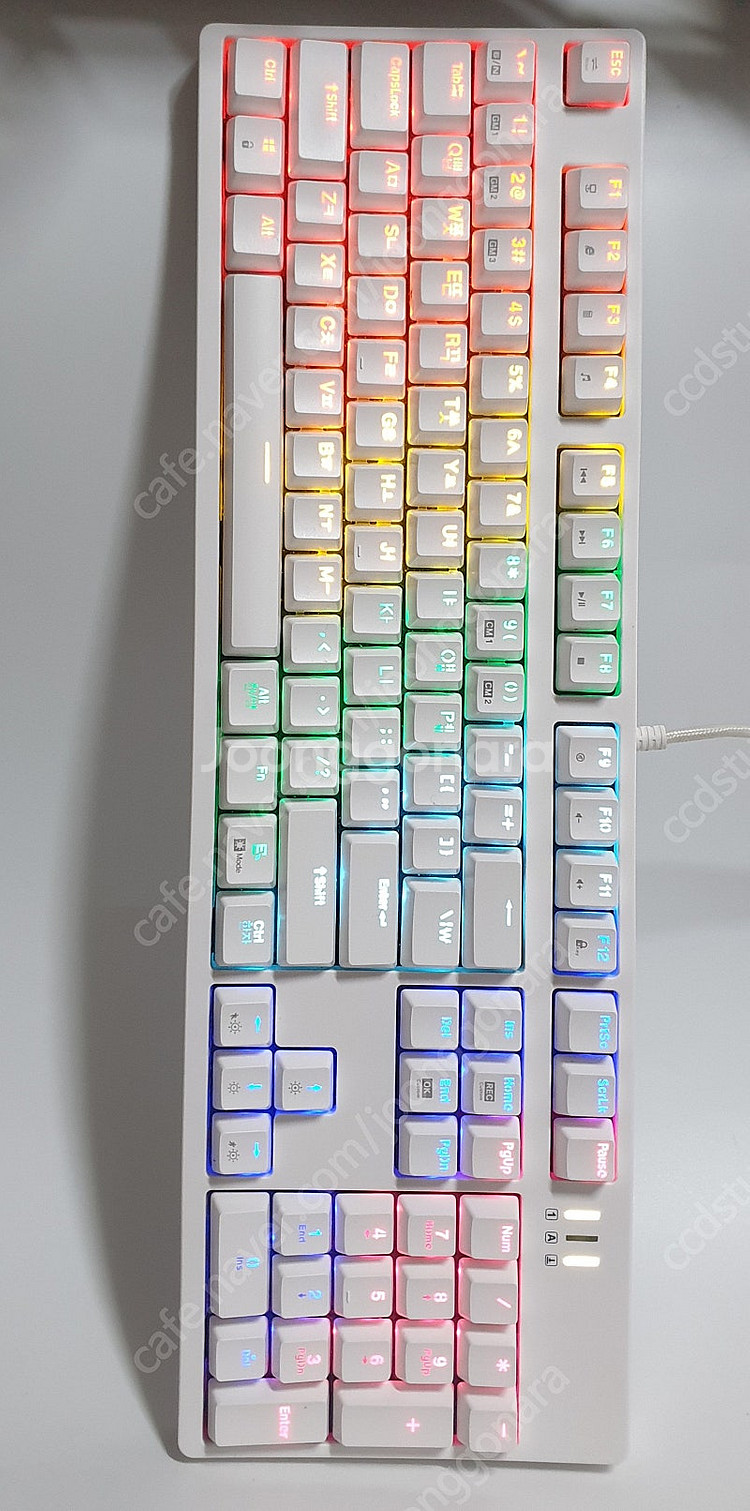 앱코 K660S 카일 광축 게이밍 기계식 키보드 화이트...--9