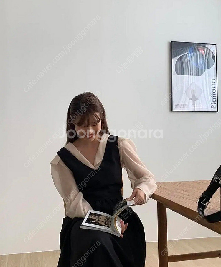 프롬비기닝 오간자 블라우스 + 원피스--0