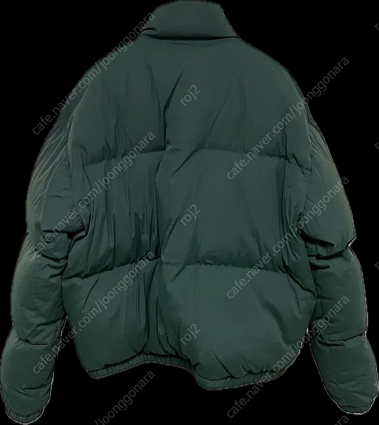 [L] STU 22FW 덕 다운 숏 자켓 그린 패딩 STU OFFICE 이미지