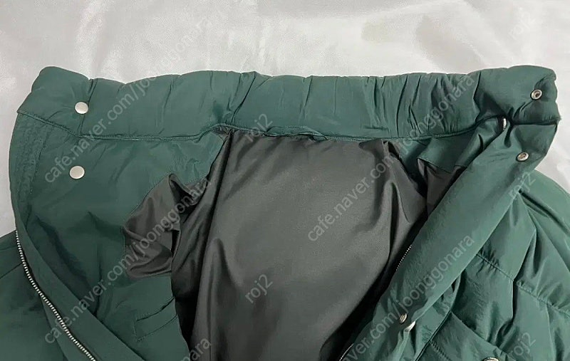 [L] STU 22FW 덕 다운 숏 자켓 그린 패딩 STU OFFICE 이미지