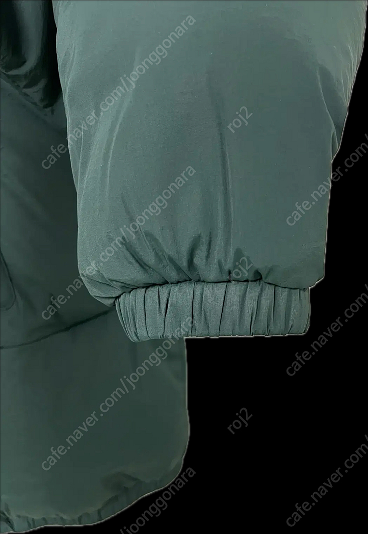 [L] STU 22FW 덕 다운 숏 자켓 그린 패딩 STU OFFICE 이미지