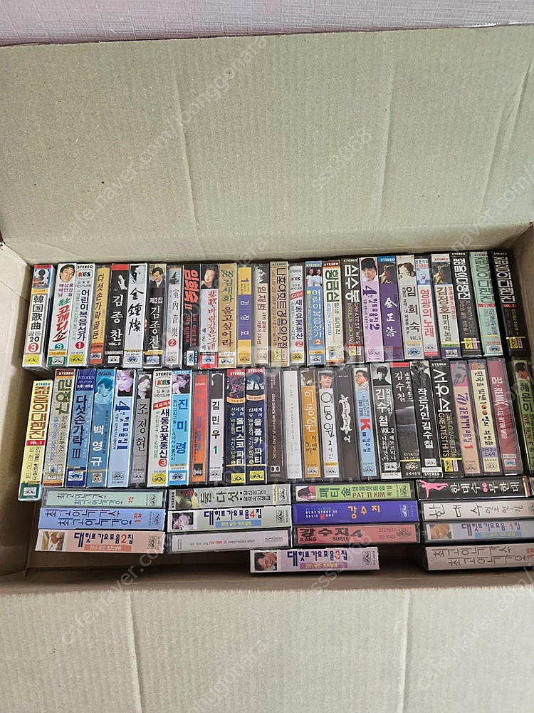 미개봉 카세트테이프 65개 일괄--0
