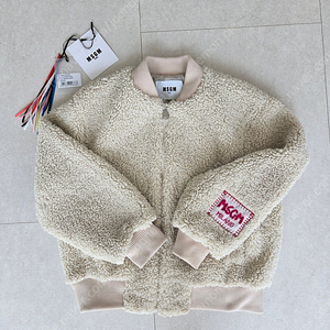 msgm 키즈 뽀글이 봄버 자켓 8Y