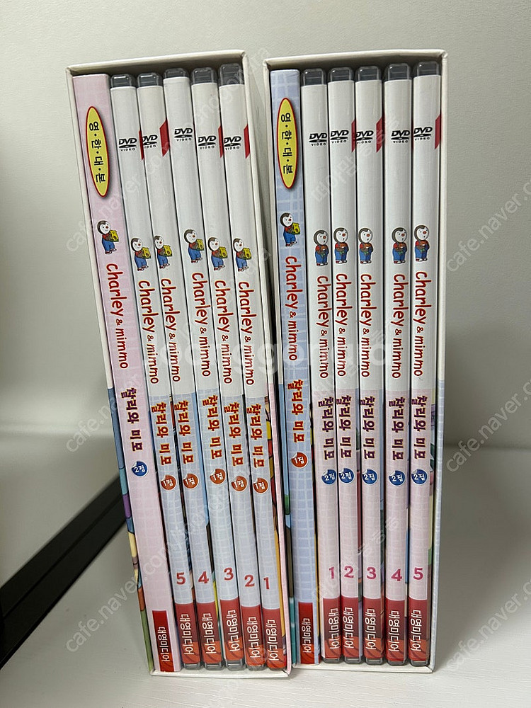추피dvd 찰리앤미모 1,2집 세트--1