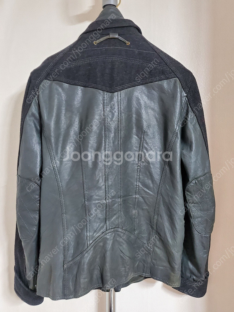 단 하루만] 정품 ANDZ 앤드지 천연 양가죽 울 배색 자켓--1