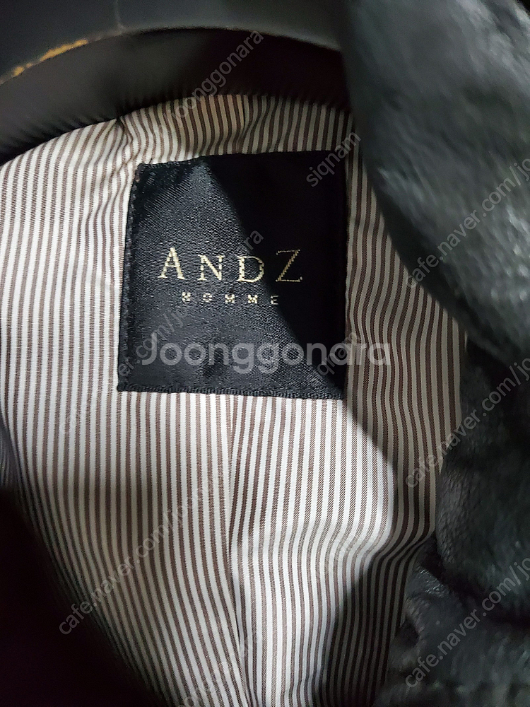 단 하루만] 정품 ANDZ 앤드지 천연 양가죽 울 배색 자켓--3