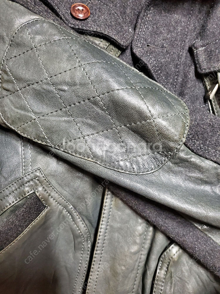 단 하루만] 정품 ANDZ 앤드지 천연 양가죽 울 배색 자켓--4