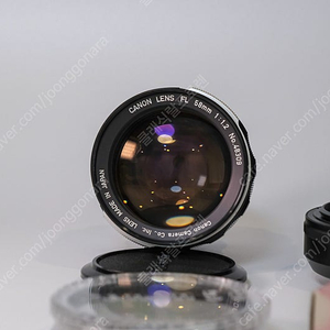 캐논 Canon FL 58mm F1.2 렌즈 / 캐논 정품 ND8 필터 / FD-FX 어댑터 일괄