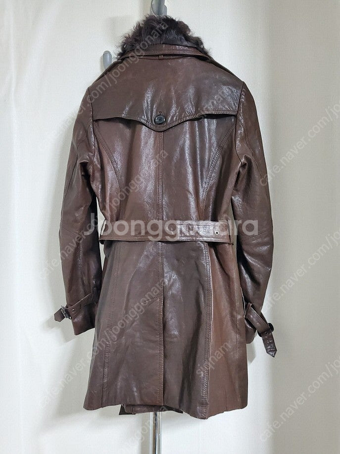 단 하루만] 정품 LONE 론 프리미엄 골드라벨 양가죽 트렌치 코트--1