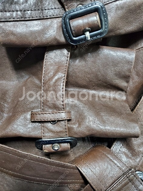 단 하루만] 정품 LONE 론 프리미엄 골드라벨 양가죽 트렌치 코트--3