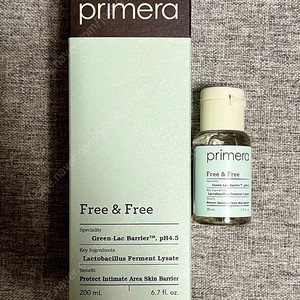 프리메라 후리 앤 후리 여성청결제 200ml+30ml 새제품 무료배송
