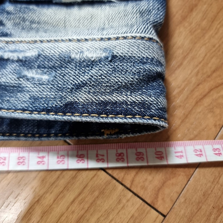 디스퀘어드2 디스 덧댐 패치 타이디바이커 44 디퀘2 남성청바지 발망 필립플레인 디젤 돌체앤가바나 구찌 명품청바지 ... 이미지