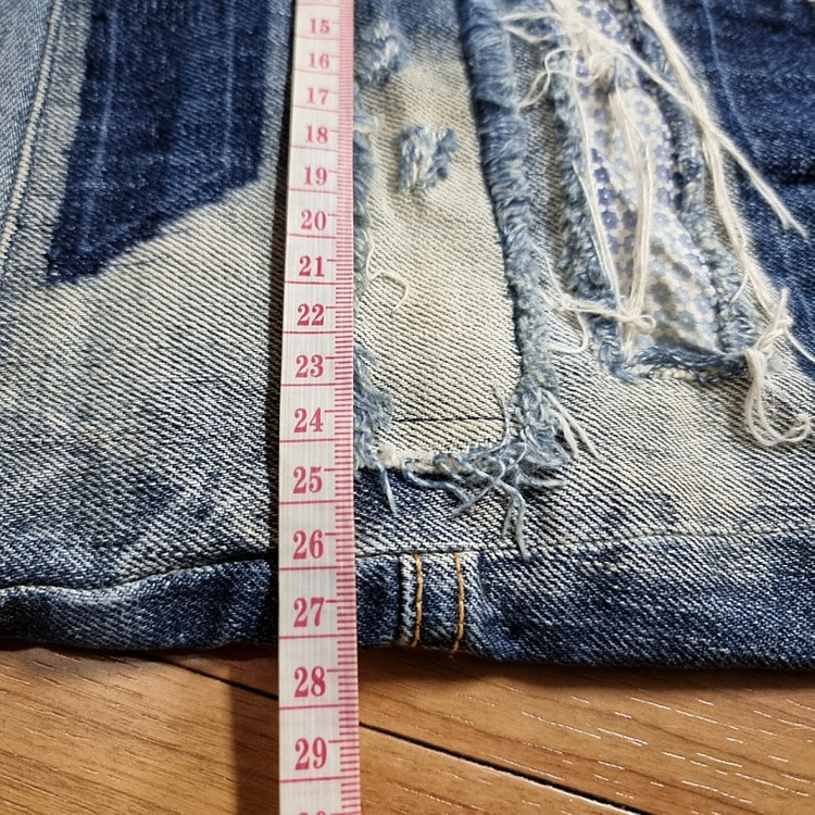 디스퀘어드2 디스 덧댐 패치 타이디바이커 44 디퀘2 남성청바지 발망 필립플레인 디젤 돌체앤가바나 구찌 명품청바지 ... 이미지