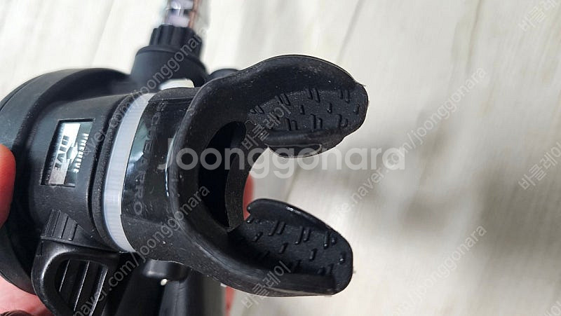 스쿠바프로 호흡기 R195 블랙 70cm.--4