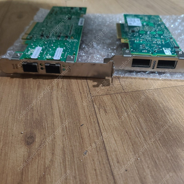 에뮬랙스 듀얼 10G SFP+ 와 멜라녹스 40G 랜카--1