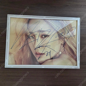 헤이즈 친필싸인