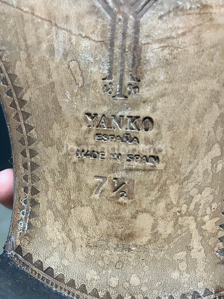 얀코 yanko 스페인 265사이즈 (7.5) 상태최상--5