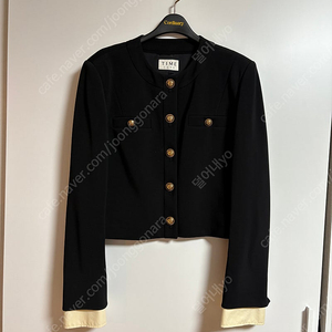 TIME 타임 블랙 자켓 82사이즈(55)