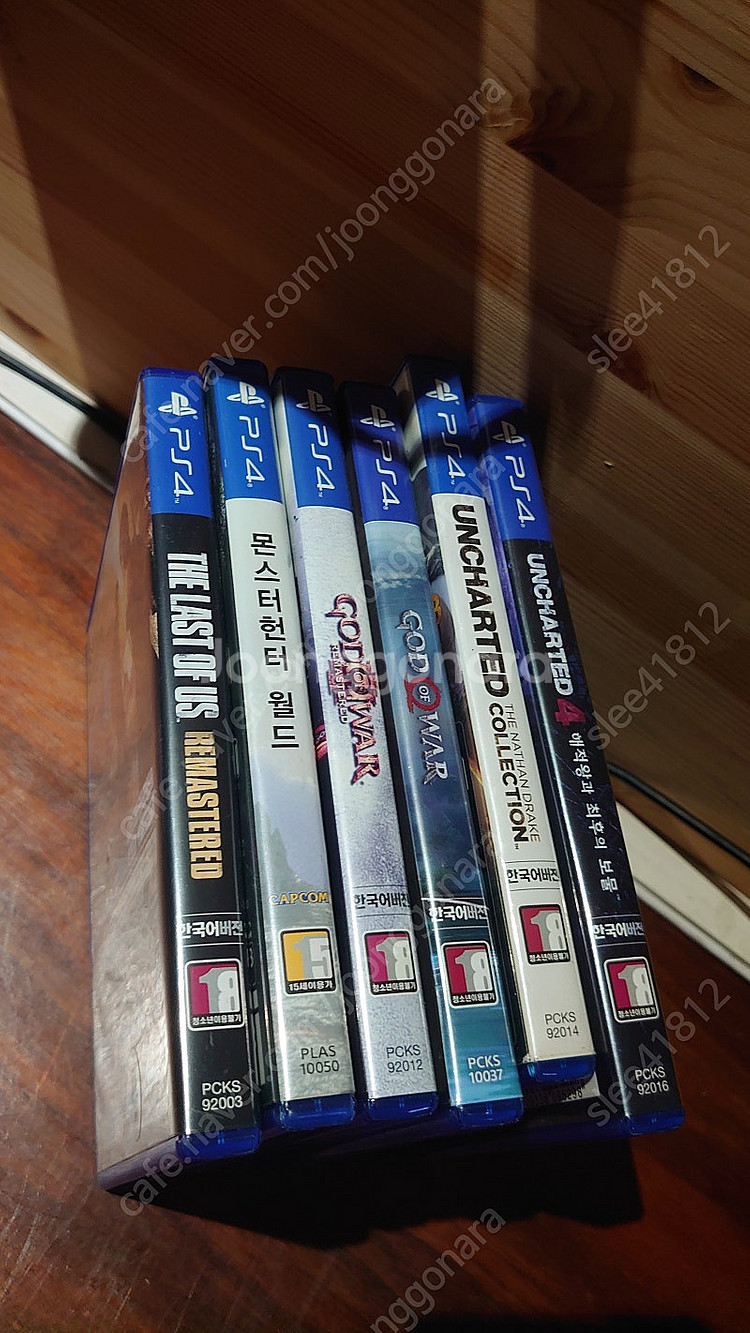플스4 시디 6장 최저가 일괄판매--0