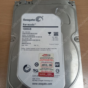 시게이트 데스크탑하드 1TB 판매합니다