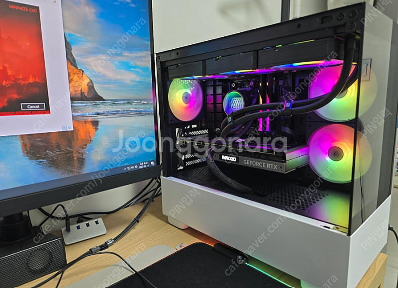 7800X3D 고사양 게이밍 컴퓨터 반본체--0
