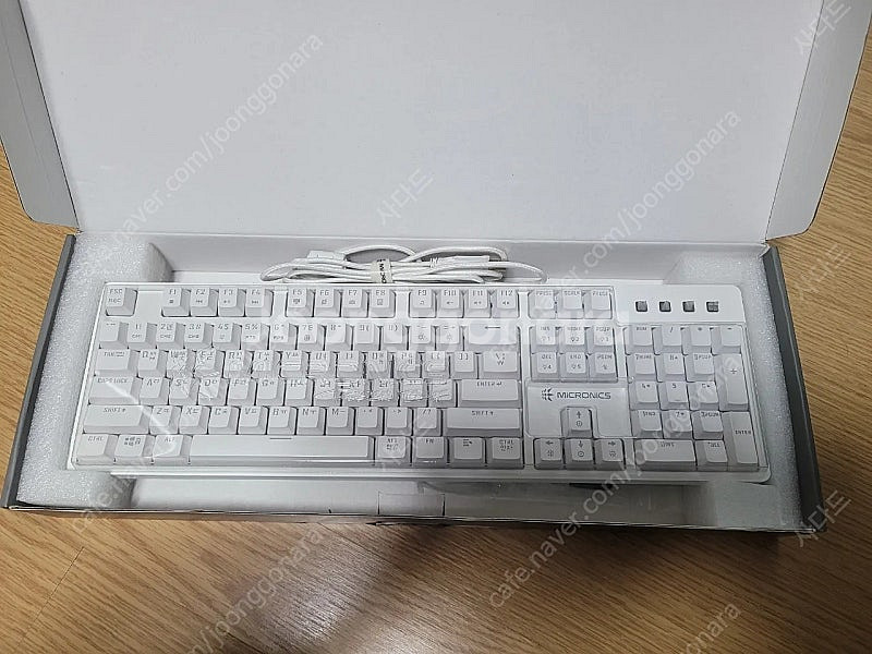 마이크로닉스 키보드 EX580L 갈축--1