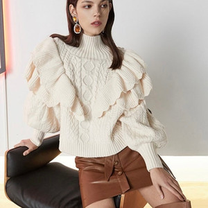 에고이스트 러플 남보라 니트 F / 랑방 마인 오브제 타임 럭키슈에뜨 산드로 마쥬 오르 시에 시스템