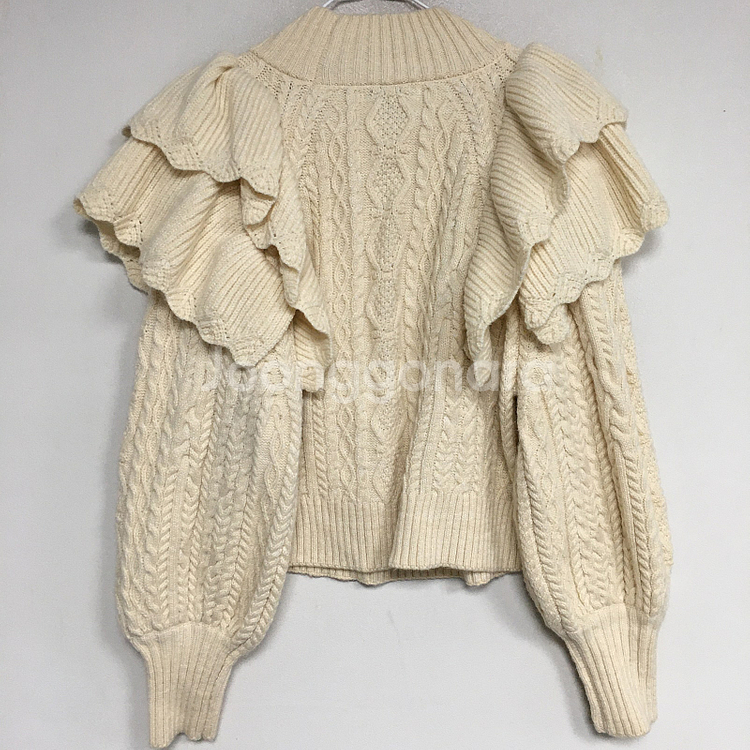 에고이스트 러플 남보라 니트 F / 랑방 마인 오브제 타임 럭키슈에뜨 산드로 마쥬 오르 시에 시스템--6