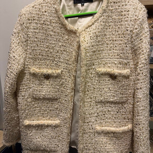 샤넬 스타일(s.t) 오버핏 트위드 자켓 66-77