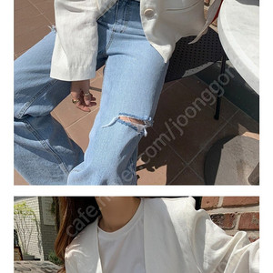 로즈베이 데일리룩 투엘브 제작 아이보리 노카라 자켓~