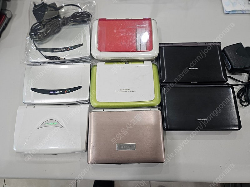 (일괄75만원) 누리안,샤프,아이리버,에이트리전자사전 33대 일괄로 팝니다. 이미지