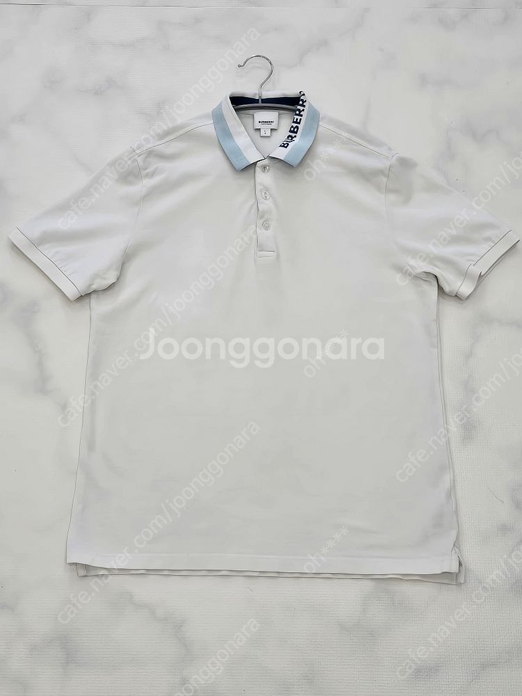 (정품) 버버리 남성 카라티 L사이즈 급처--1