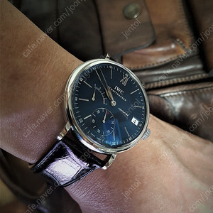 IWC 포르토피노 핸드와인드8DAYS 청판 45mm 600만원