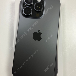 아이폰 16프로 블랙티타늄 256GB 배터리사이클 0