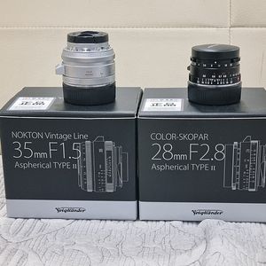 라이카 m마운트 보이그랜더 녹턴35mmF1.5 II (35.5)