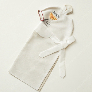 호호당 아기한복 백색 호건