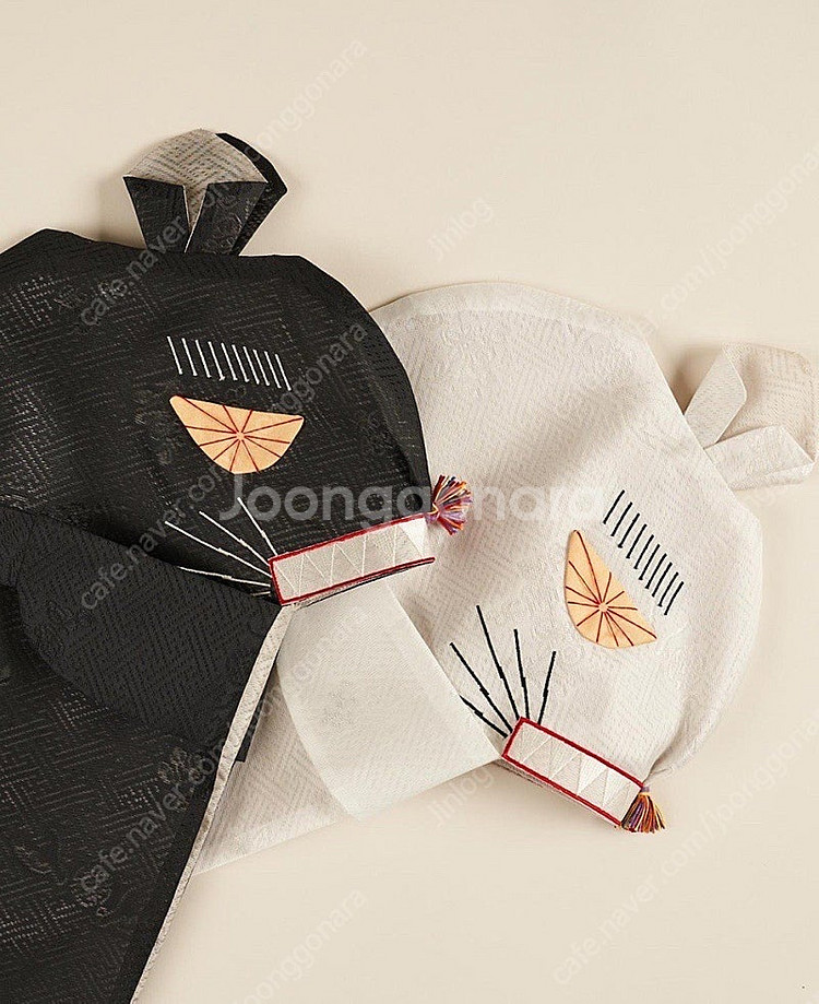 호호당 아기한복 백색 호건--1