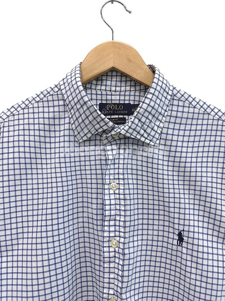 폴로 랄프로렌 얇은 체크셔츠 (L~XL/택배비포함)--1