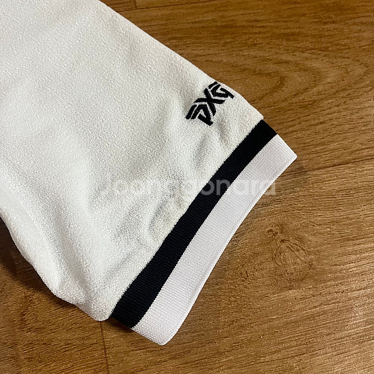 [여] pxg 신형 반팔 카라니트, 몽클레어 구스코트--9