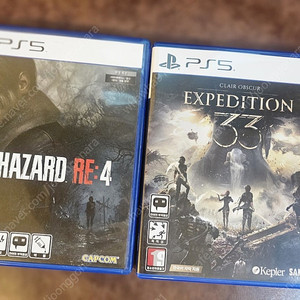 ps5 옵스퀴르 33원정대,바이오하자드 re4