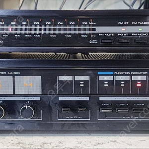 롯데 LA-320 앰프 튜너셋트