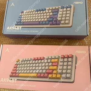 앱코 AK94BT 유무선 저소음 피치축 미개봉 기계식 키보드 블루,피치 판매 합니다. (인천서울)
