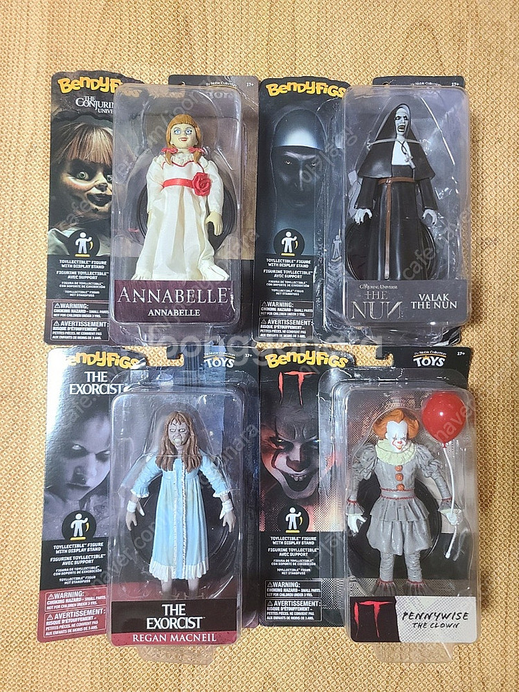 호러 콜렉션 더 넌 발락 , 애나벨 , 엑소시스트 메건 , IT 페니와이즈 4종 세트--0