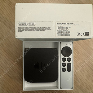 Apple TV 4K HDR 32GB (A2169) : 박스 내용물 풀세트 포함
